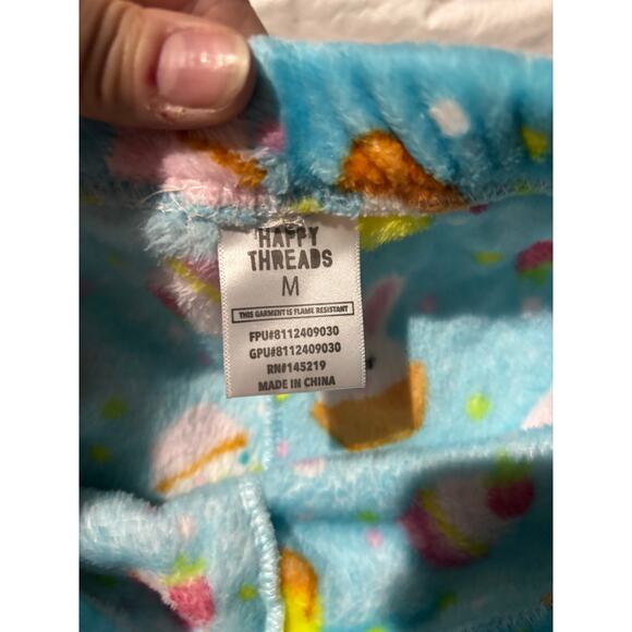 Happy Threads M shorts pajama fleece bundle 2 pair per set euc nwot Easter bunny - Picture 2 of 6